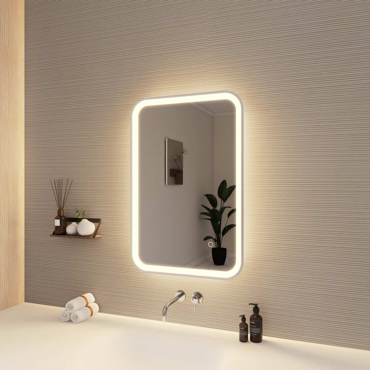 Framed LED Round Mirror II by Elegant - view 17