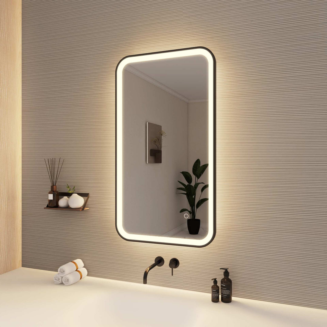Framed LED Round Mirror II by Elegant - view 23