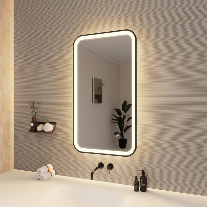 Framed LED Round Mirror II by Elegant - view 23