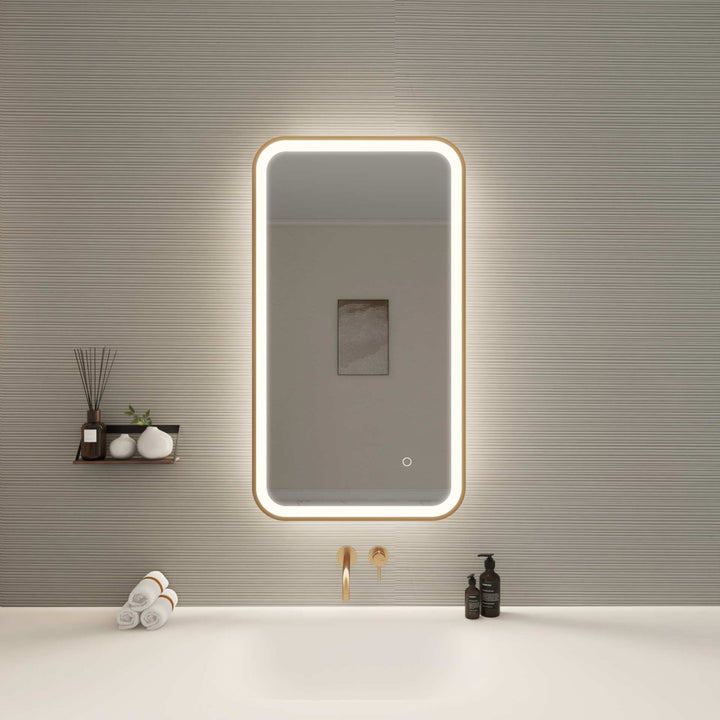 Framed LED Round Mirror II by Elegant - view 26