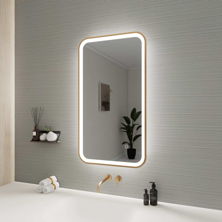 Framed LED Round Mirror II by Elegant - view 28