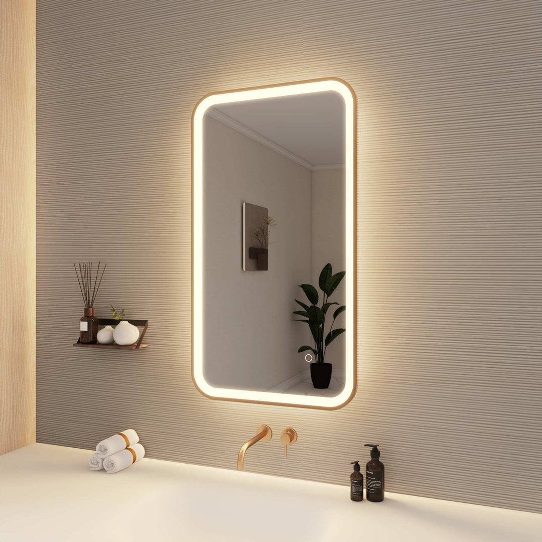 Framed LED Round Mirror II by Elegant - view 29