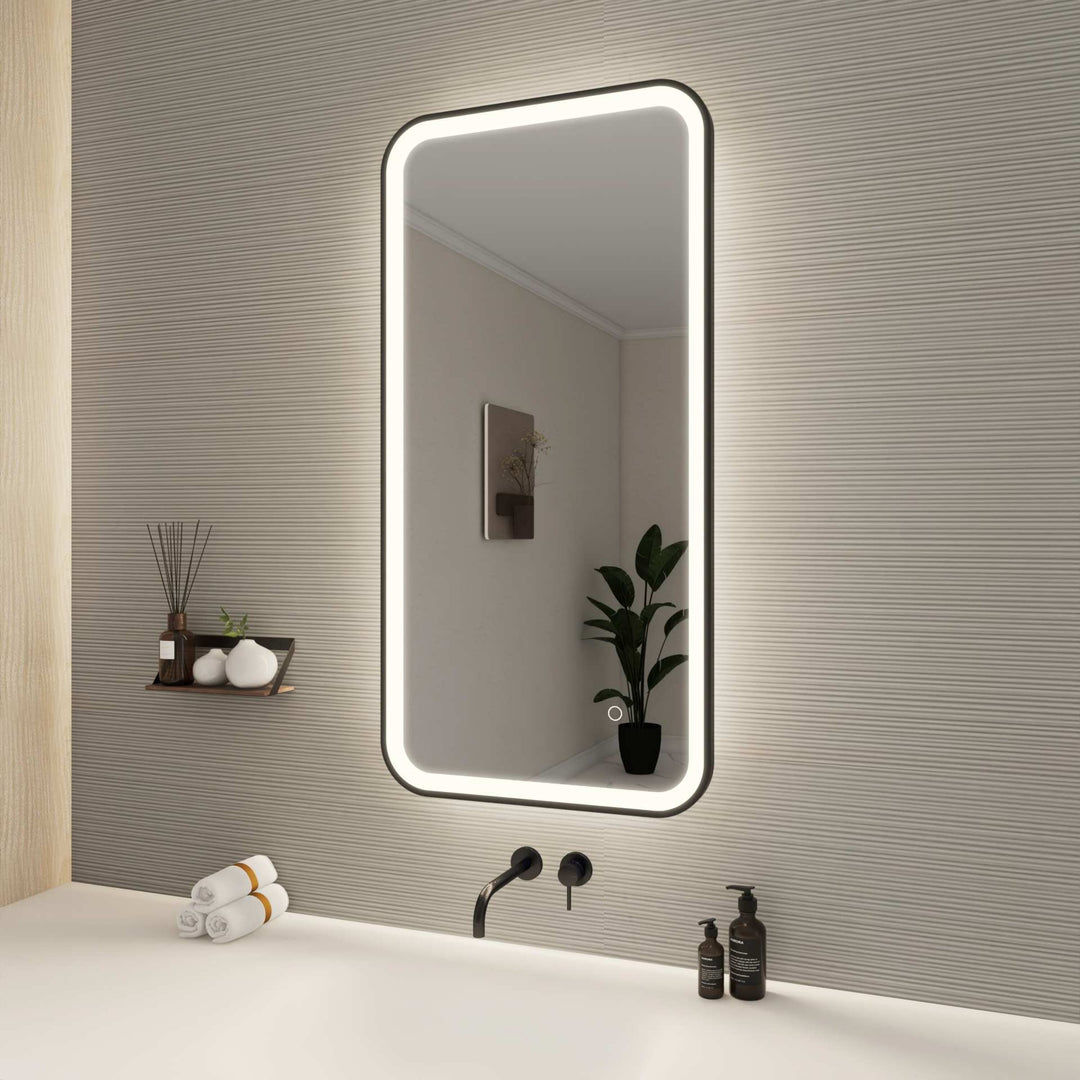 Framed LED Round Mirror II by Elegant - view 39