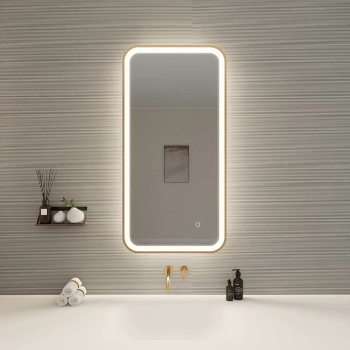 Framed LED Round Mirror II by Elegant - view 44