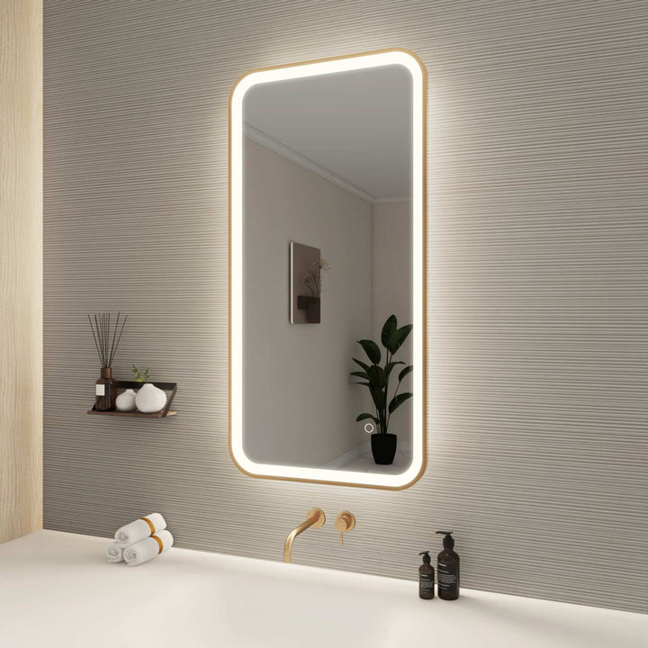 Framed LED Round Mirror II by Elegant - view 45