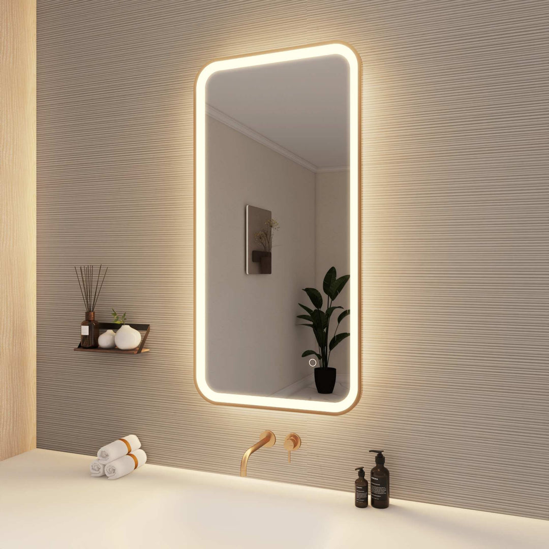 Framed LED Round Mirror II by Elegant - view 46