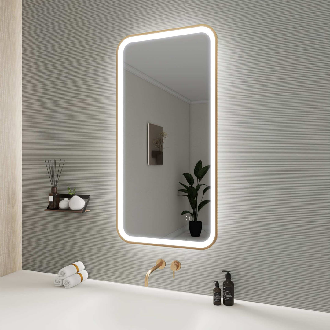 Framed LED Round Mirror II by Elegant - view 47