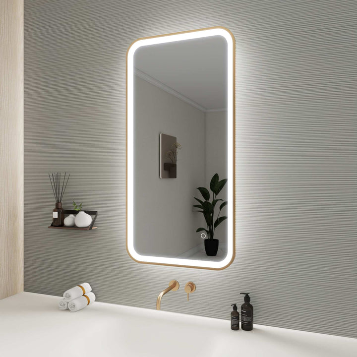 Framed LED Round Mirror II by Elegant - view 47