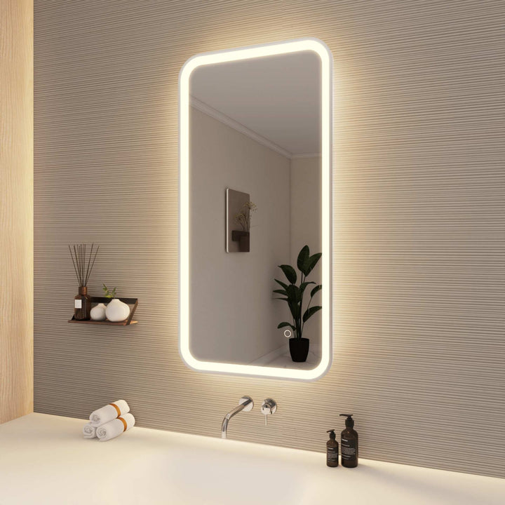 Framed LED Round Mirror II by Elegant - view 52