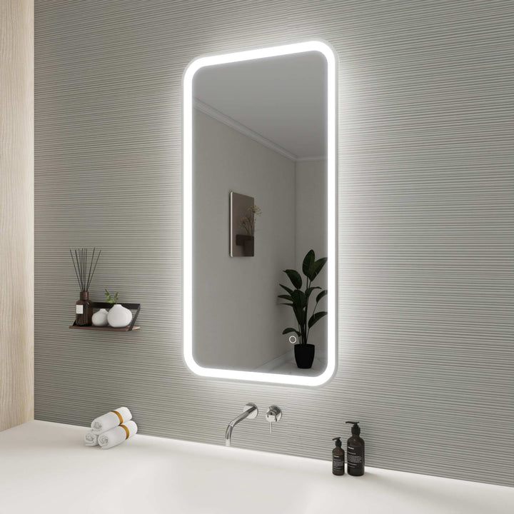 Framed LED Round Mirror II by Elegant - view 53