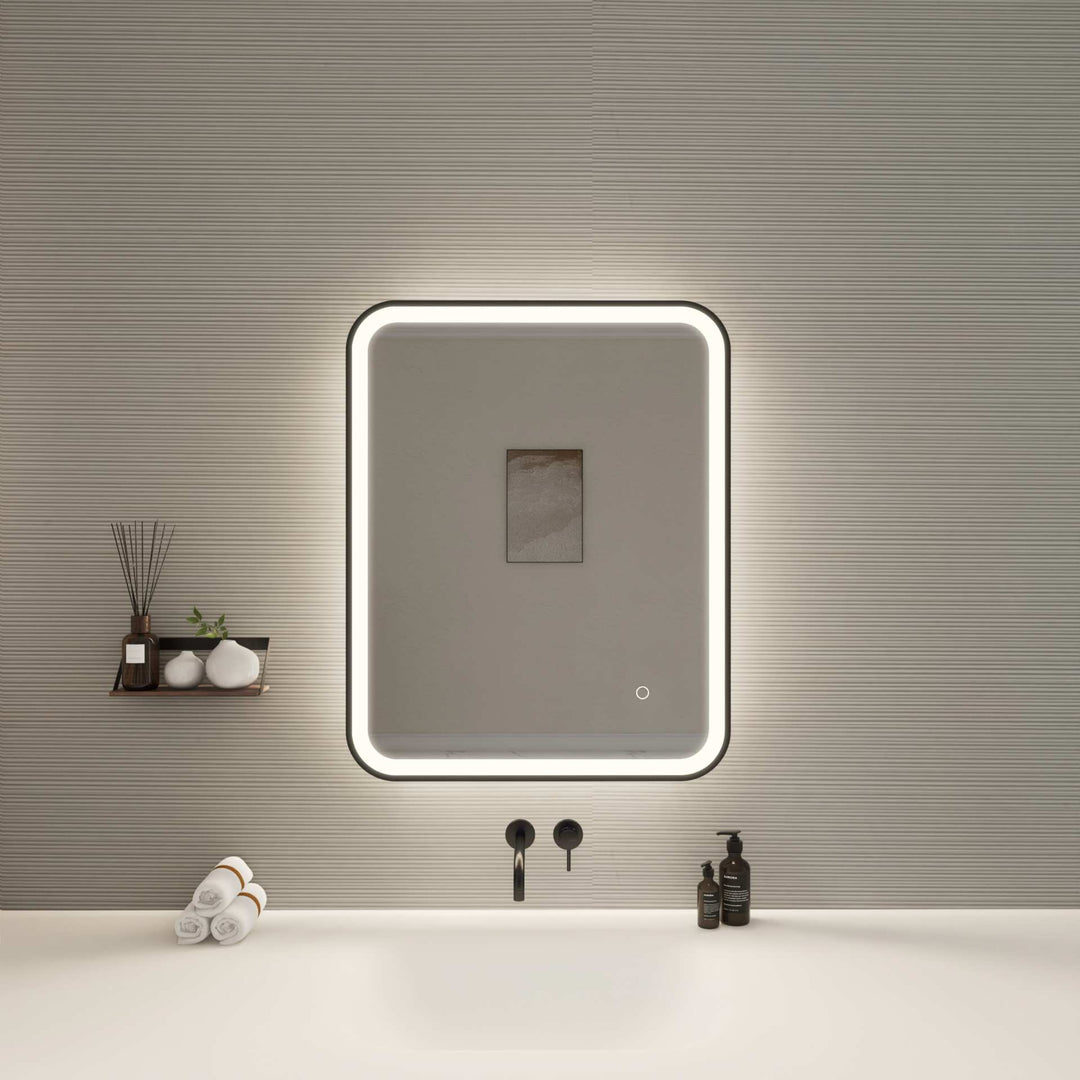 Framed LED Round Mirror II by Elegant - view 56
