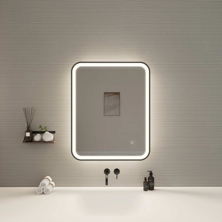 Framed LED Round Mirror II by Elegant - view 56