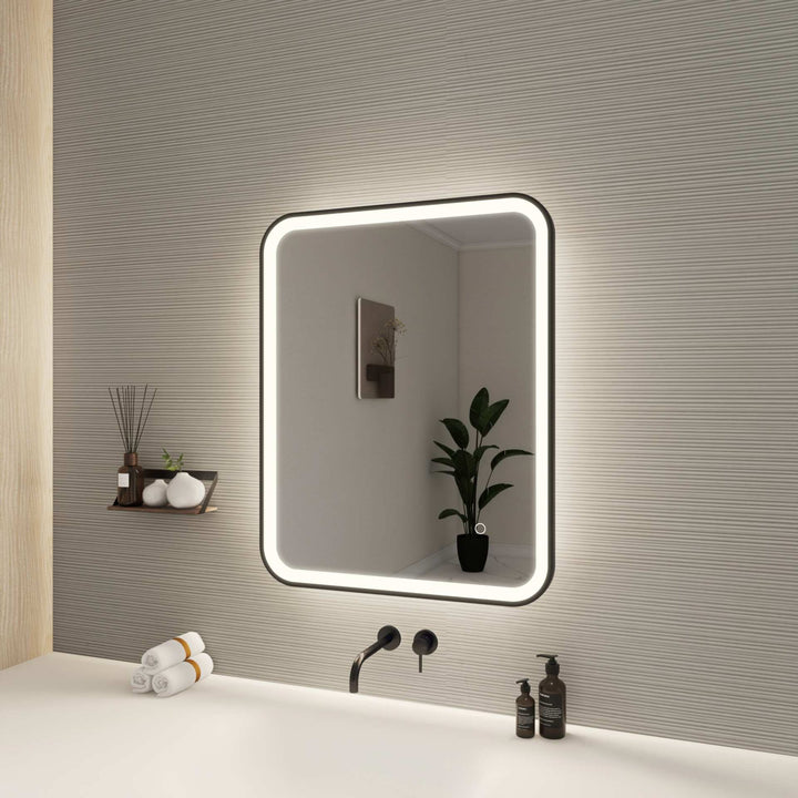 Framed LED Round Mirror II by Elegant - view 57