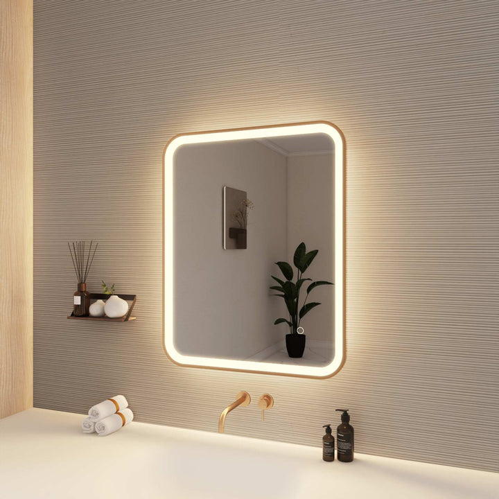 Framed LED Round Mirror II by Elegant - view 64