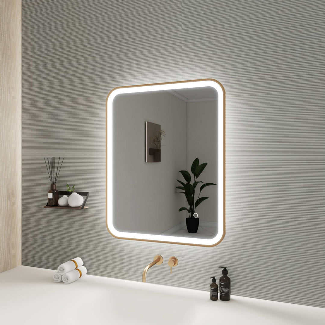 Framed LED Round Mirror II by Elegant - view 65