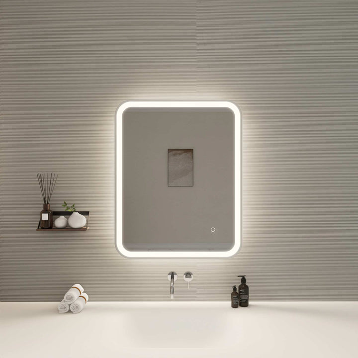 Framed LED Round Mirror II by Elegant - view 68