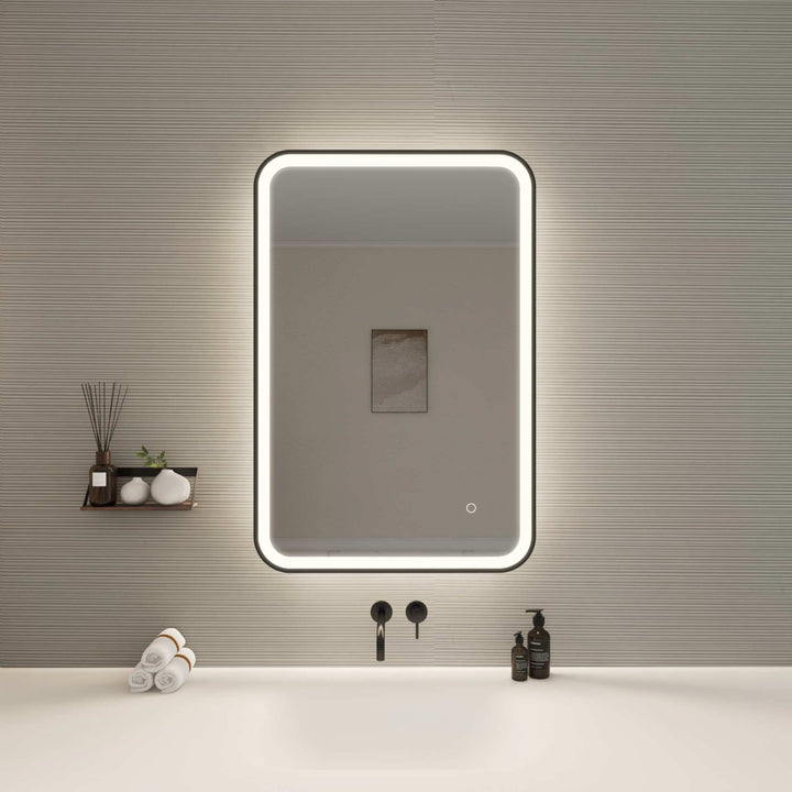 Framed LED Round Mirror II by Elegant - view 74