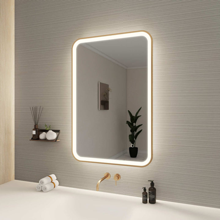 Framed LED Round Mirror II by Elegant - view 81