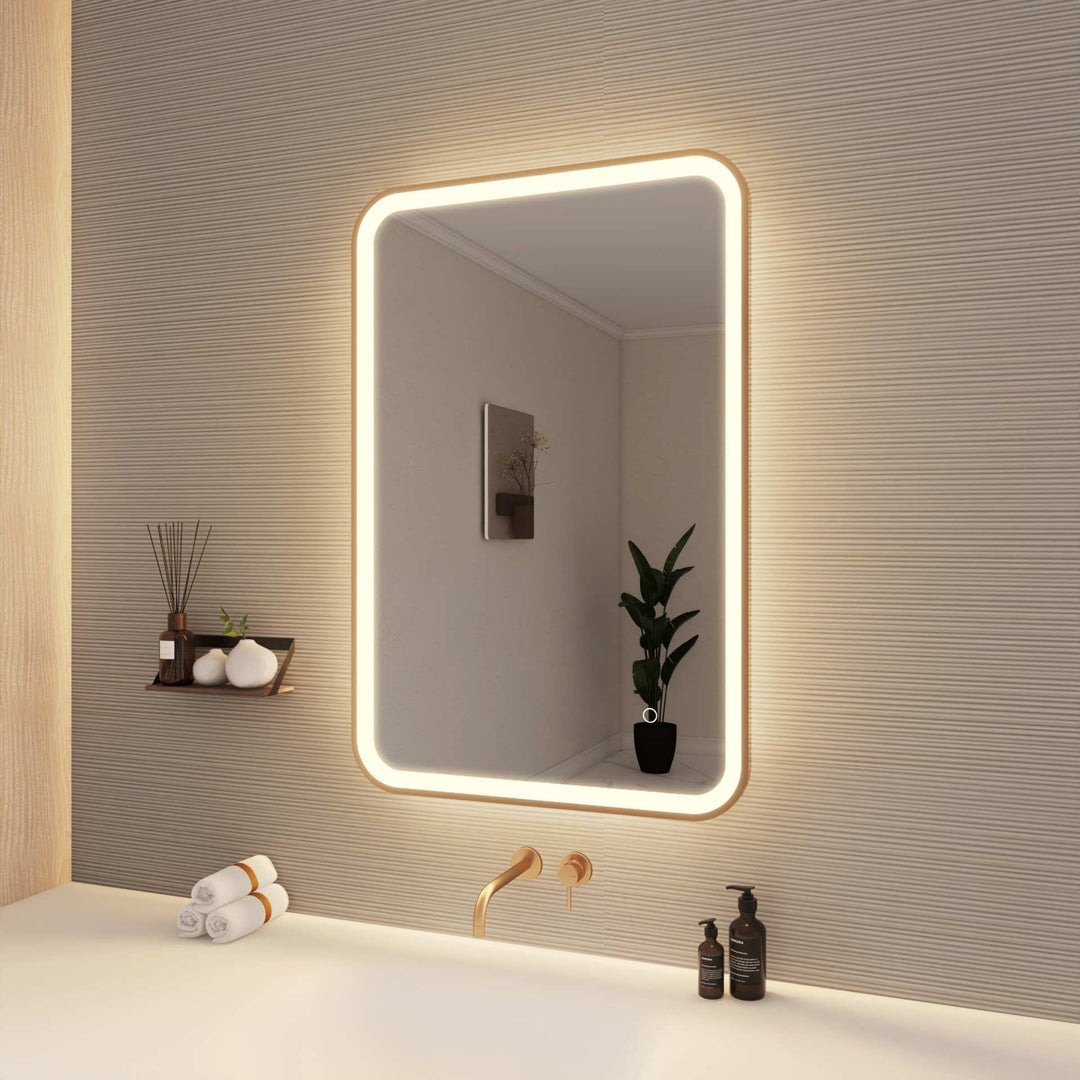 Framed LED Round Mirror II by Elegant - view 82