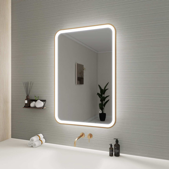 Framed LED Round Mirror II by Elegant - view 83
