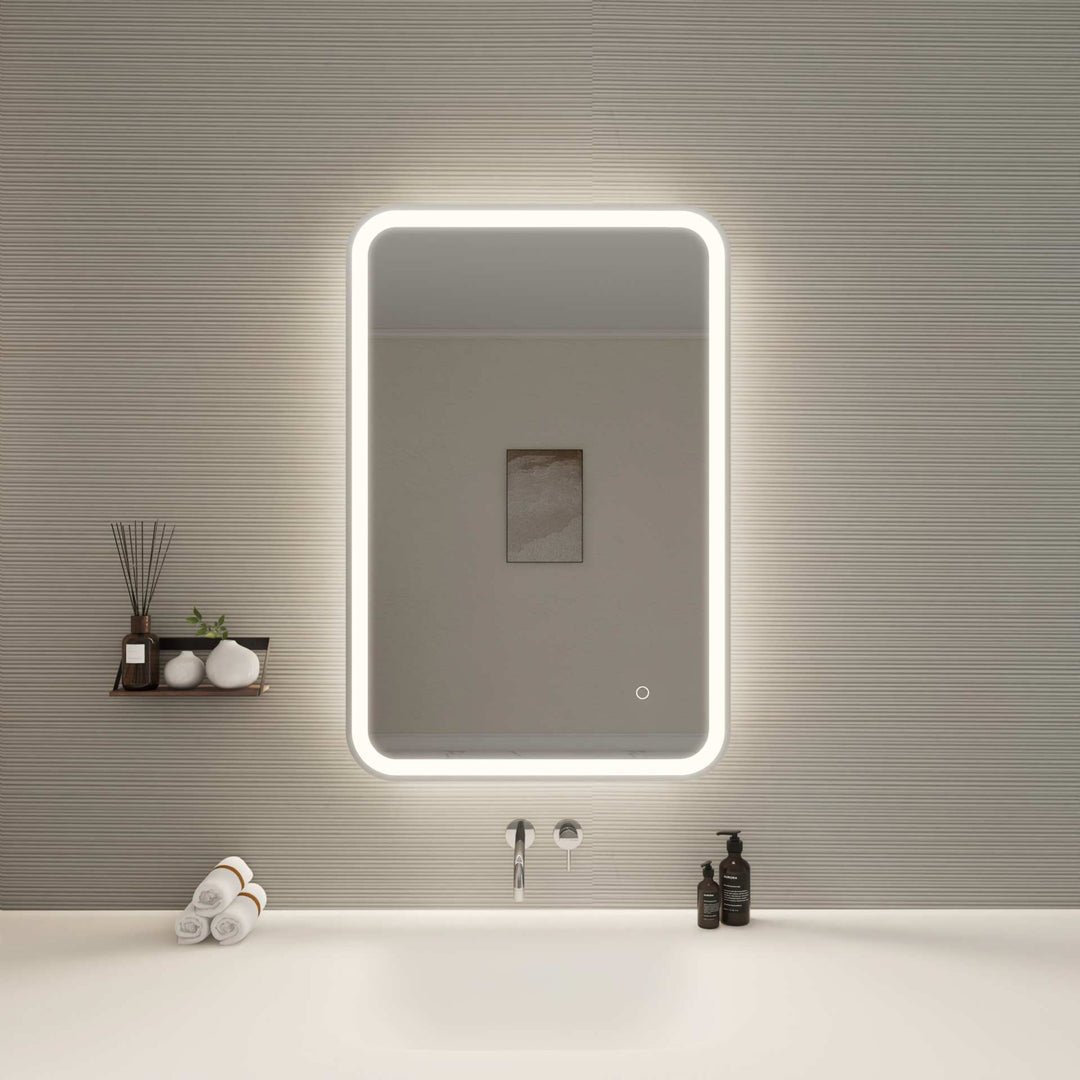 Framed LED Round Mirror II by Elegant - view 86