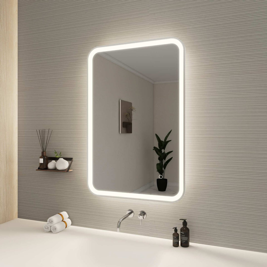 Framed LED Round Mirror II by Elegant - view 87