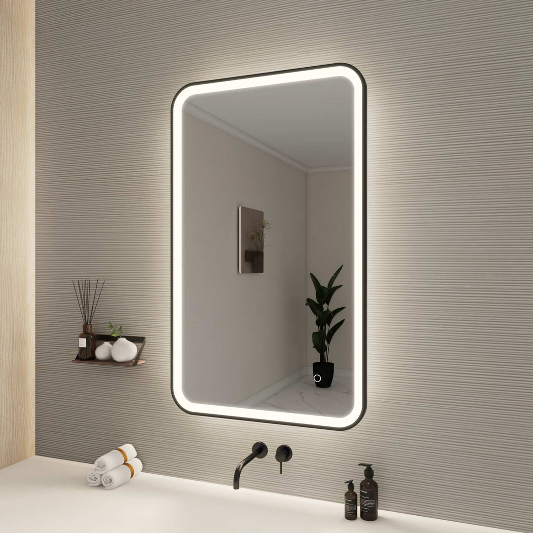 Framed LED Round Mirror II by Elegant - view 93