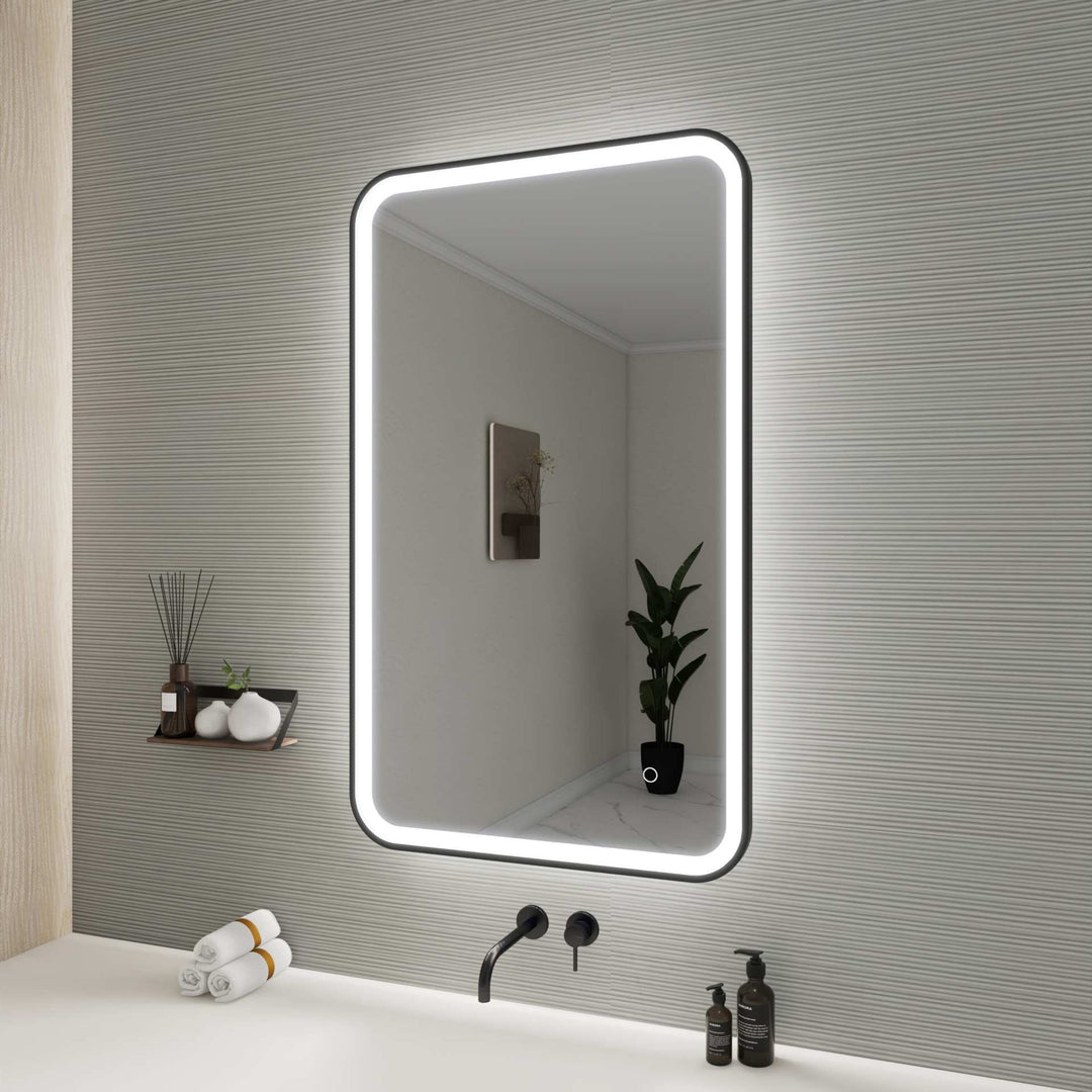 Framed LED Round Mirror II by Elegant - view 95