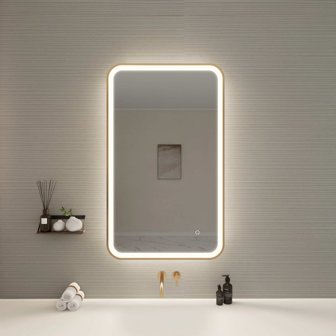 Framed LED Round Mirror II by Elegant - view 98