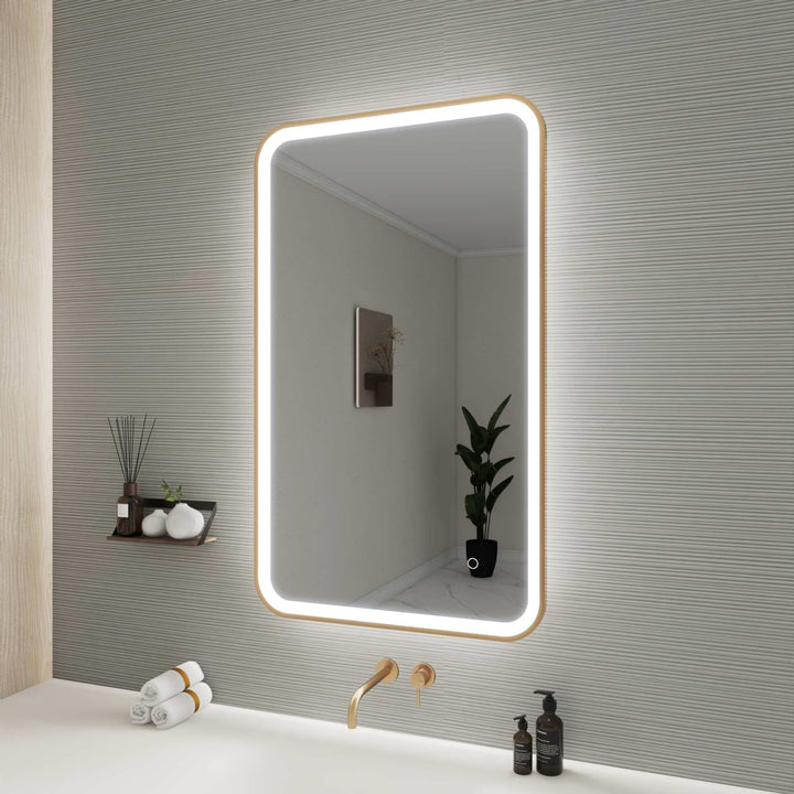 Framed LED Round Mirror II by Elegant - view 99