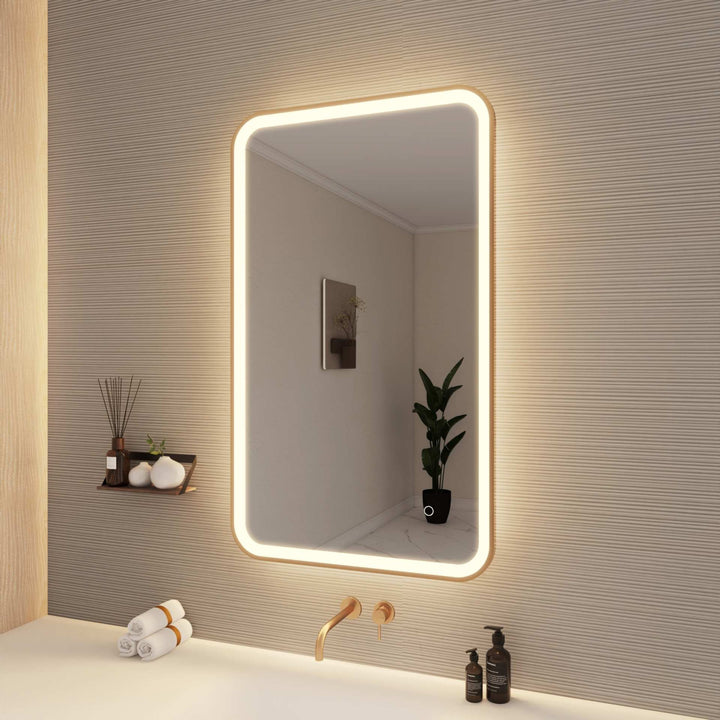 Framed LED Round Mirror II by Elegant - view 100