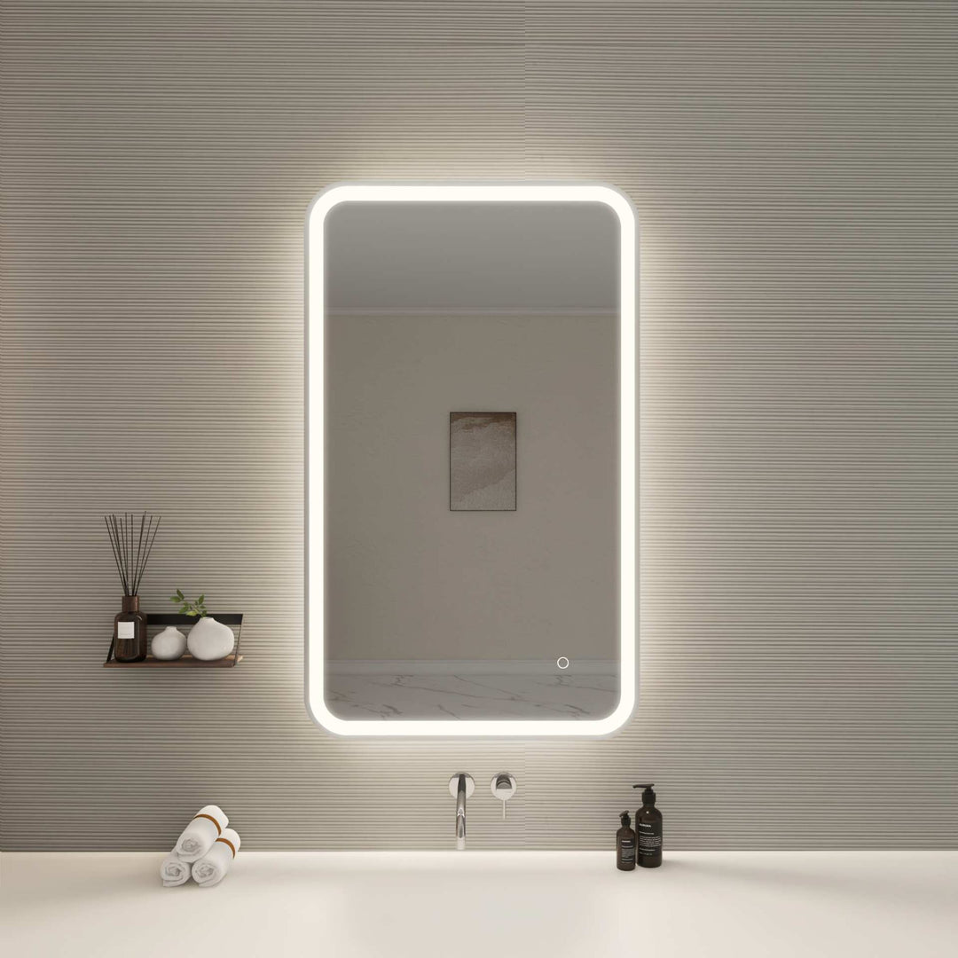 Framed LED Round Mirror II by Elegant - view 104