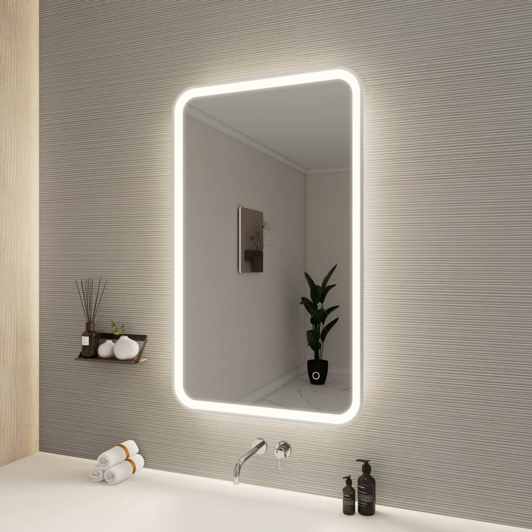 Framed LED Round Mirror II by Elegant - view 105
