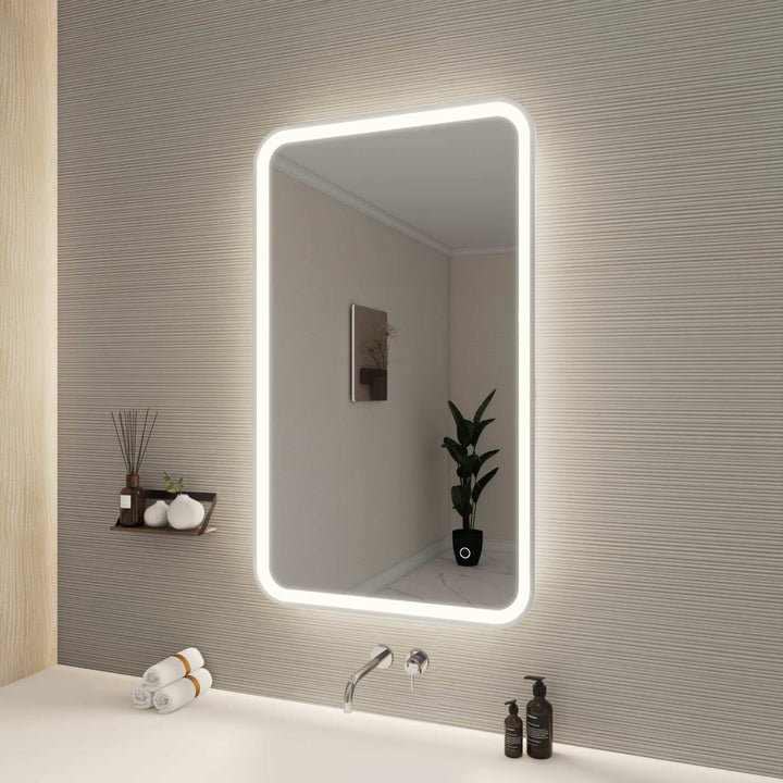 Framed LED Round Mirror II by Elegant - view 105