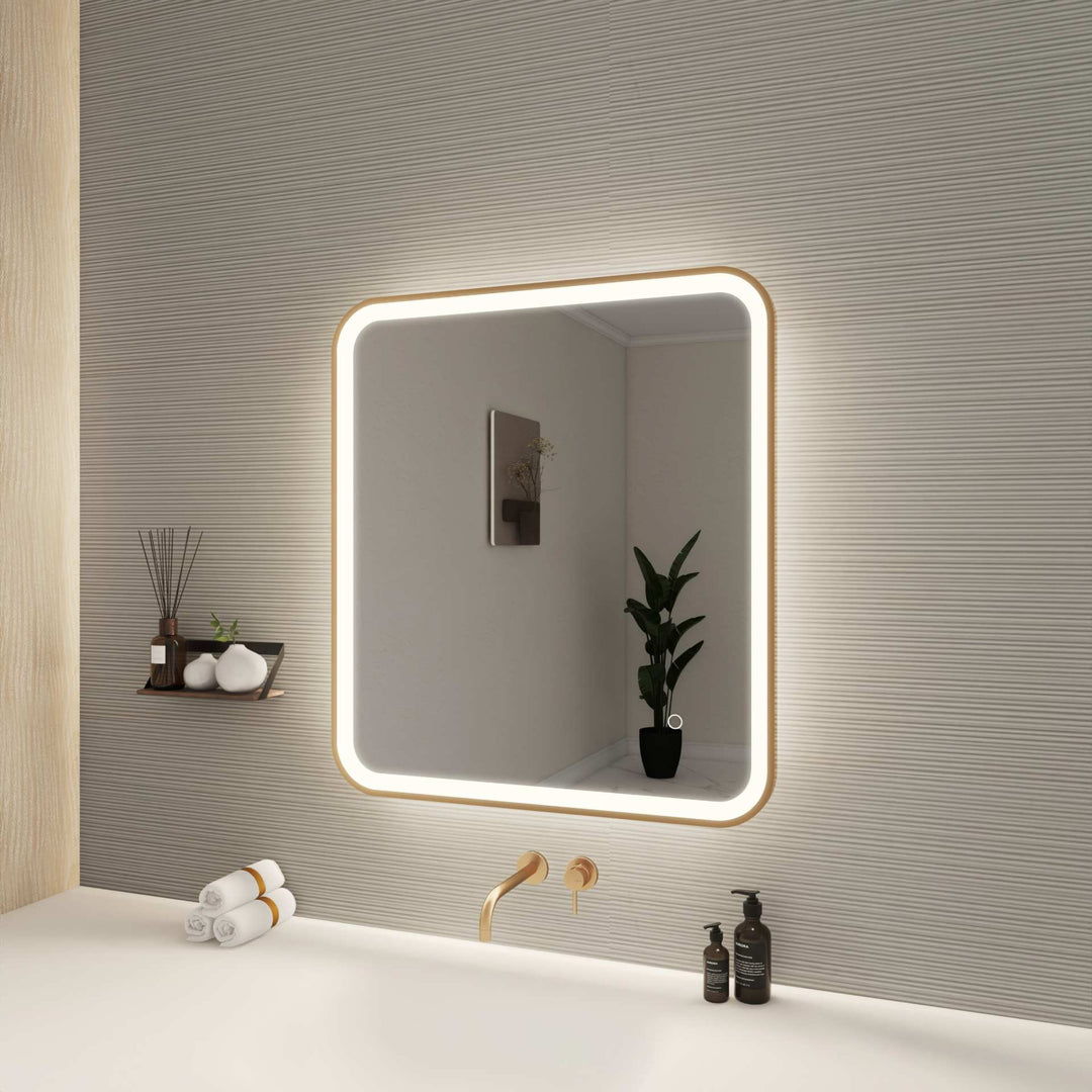 Framed LED Round Mirror II by Elegant - view 117