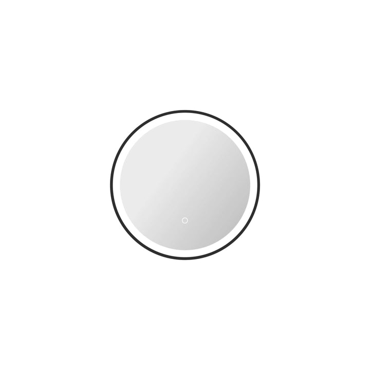 Framed LED Round Mirror by Elegant - view 2