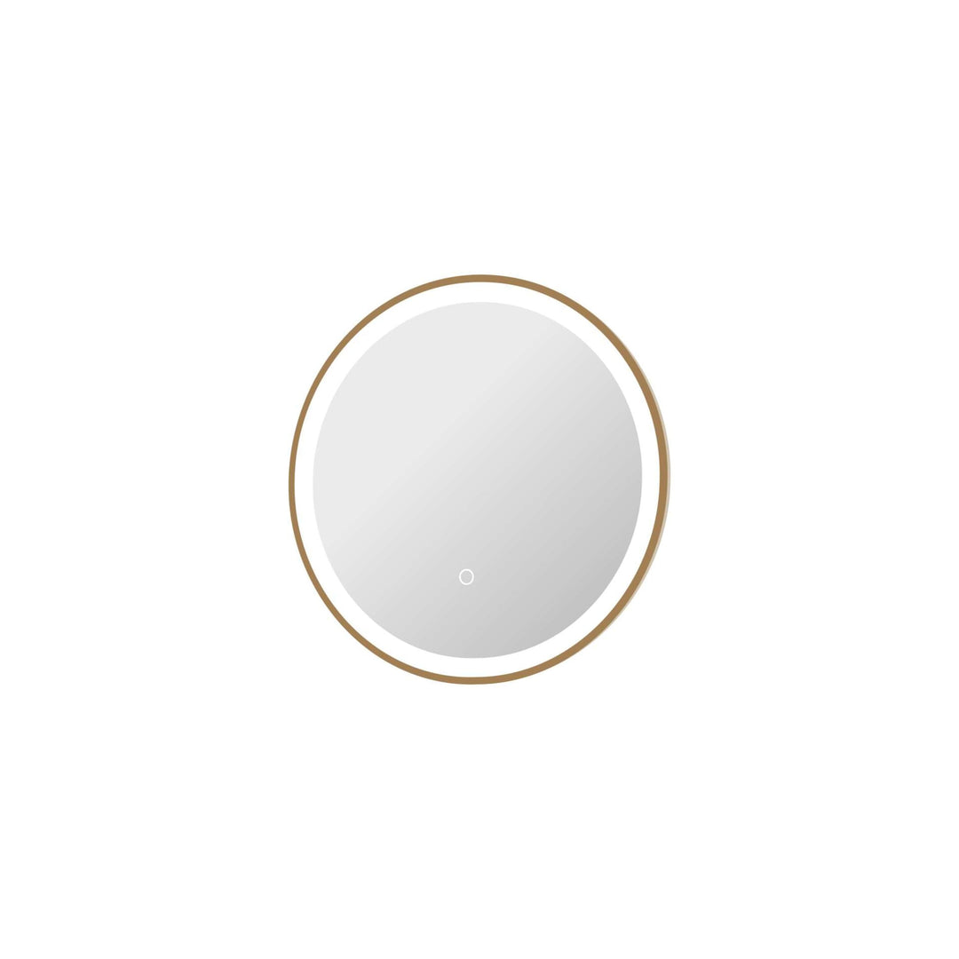 Framed LED Round Mirror by Elegant - view 12