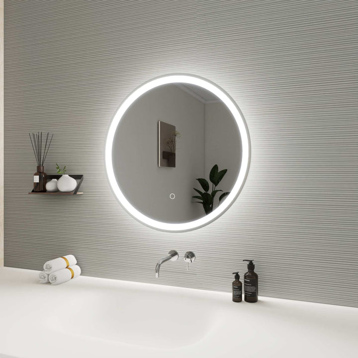 Framed LED Round Mirror by Elegant - view 35