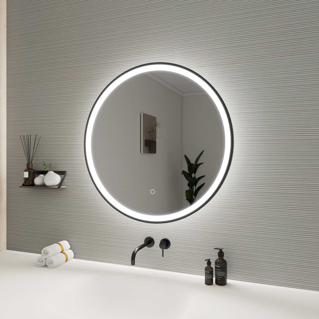 Framed LED Round Mirror by Elegant - view 41