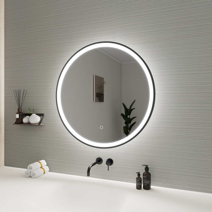 Framed LED Round Mirror by Elegant - view 41