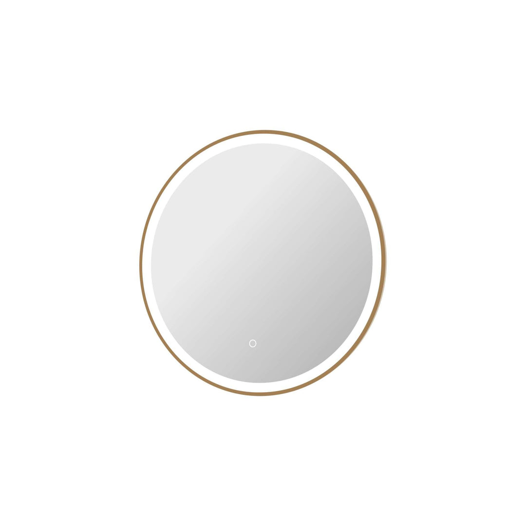 Framed LED Round Mirror by Elegant - view 48
