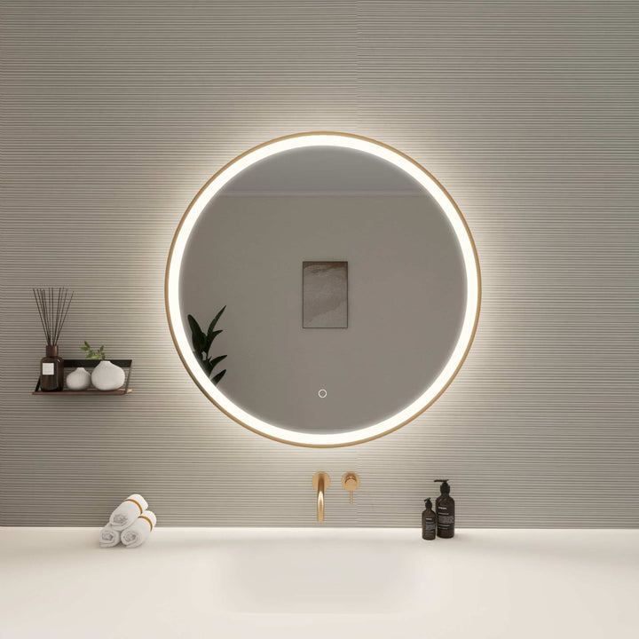 Framed LED Round Mirror by Elegant - view 62