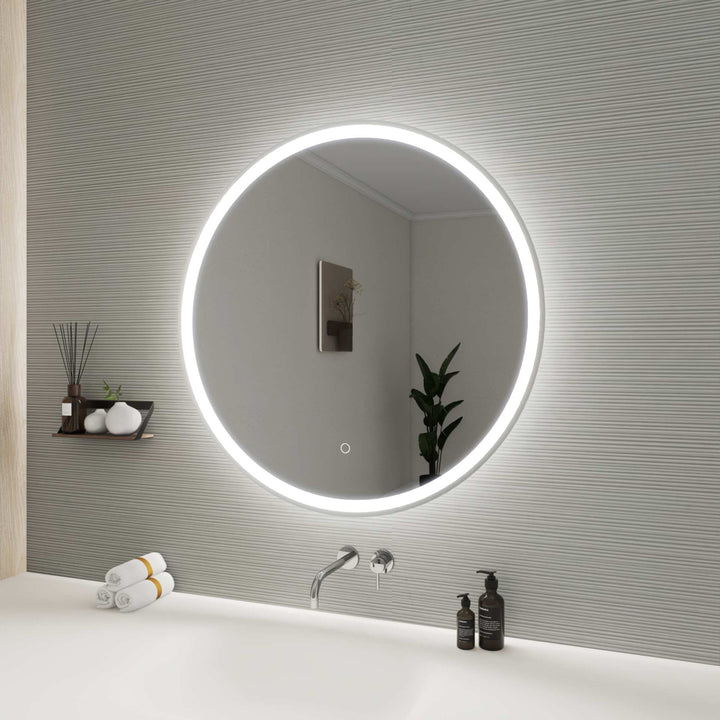 Framed LED Round Mirror by Elegant - view 71