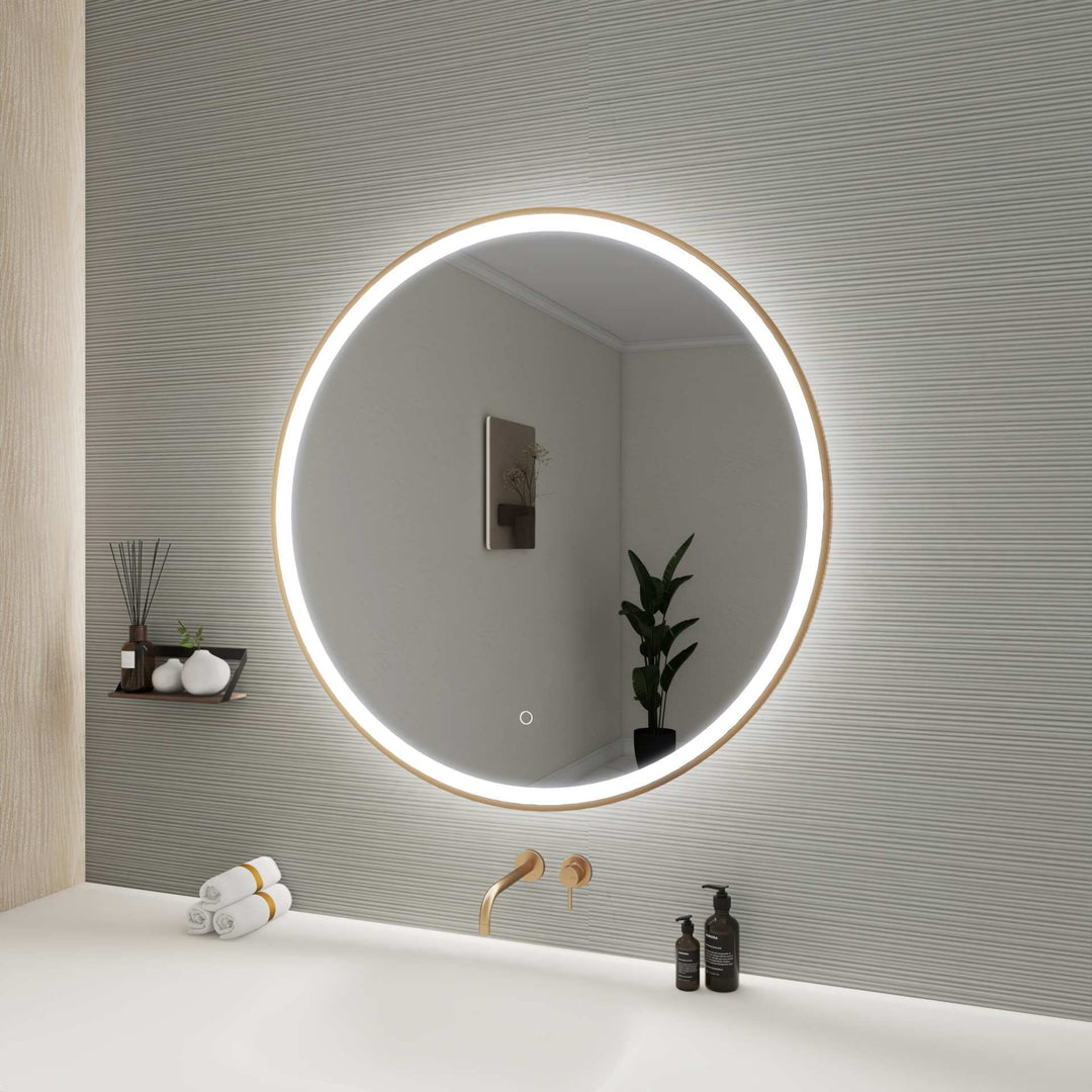Framed LED Round Mirror by Elegant - view 83
