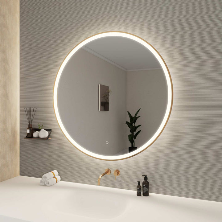 Framed LED Round Mirror by Elegant - view 99