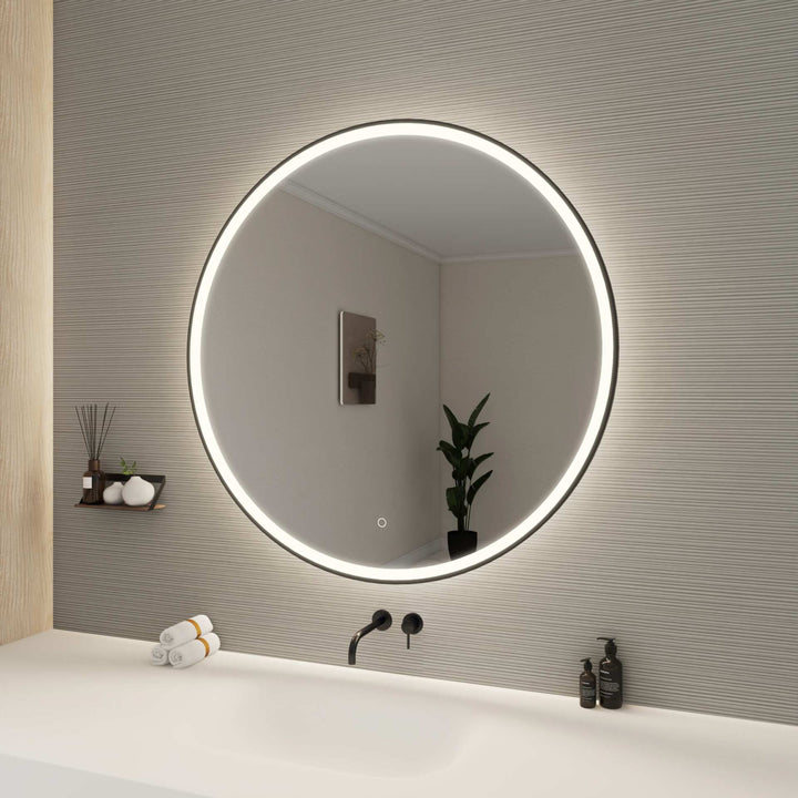 Framed LED Round Mirror by Elegant - view 111