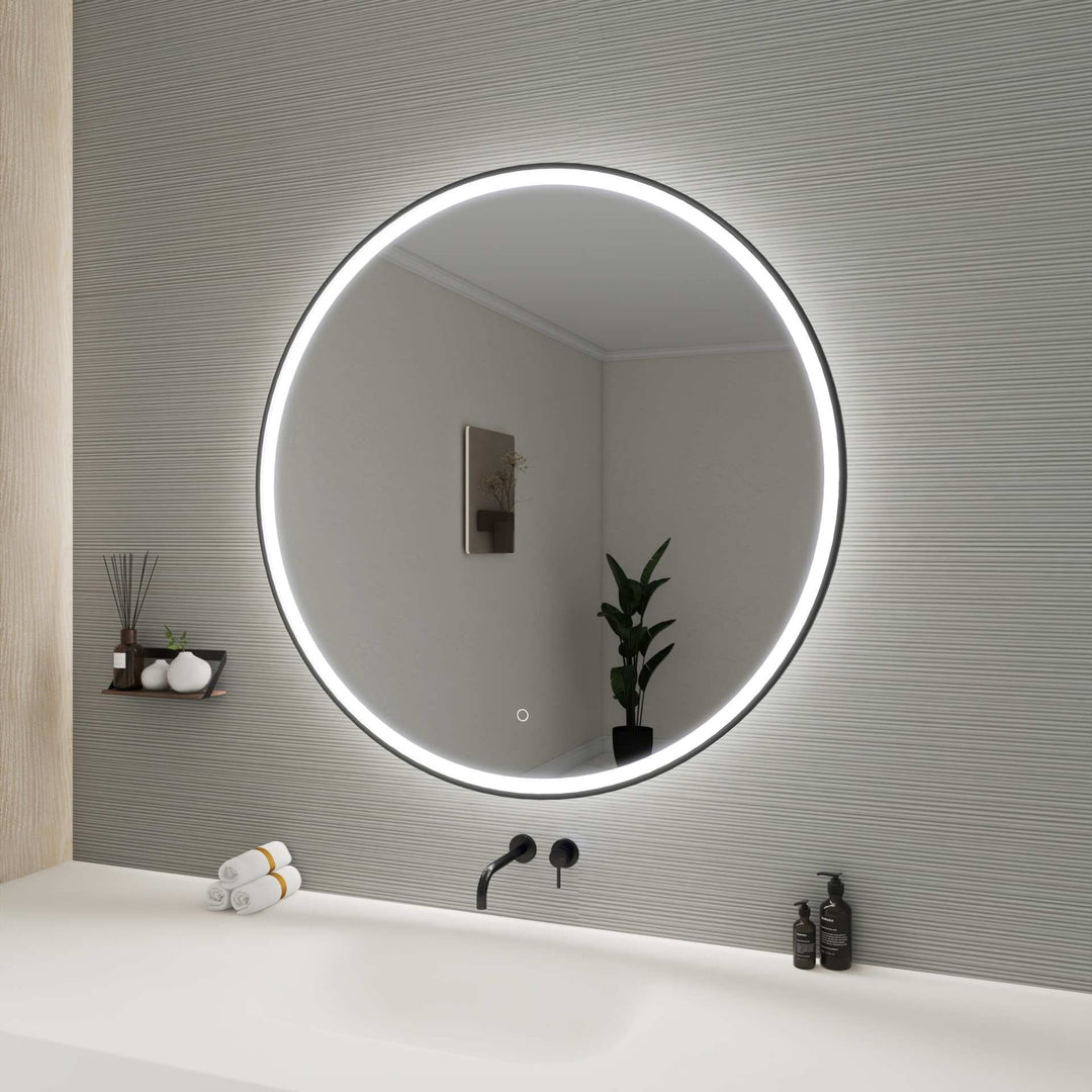 Framed LED Round Mirror by Elegant - view 113