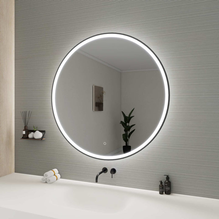 Framed LED Round Mirror by Elegant - view 113
