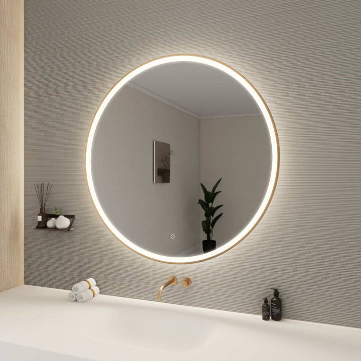 Framed LED Round Mirror by Elegant - view 117