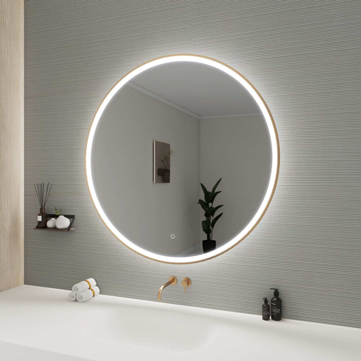 Framed LED Round Mirror by Elegant - view 119